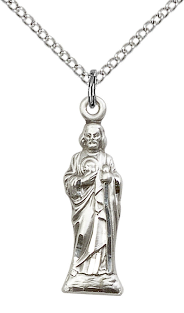 Sterling Silver St. Jude Pendant