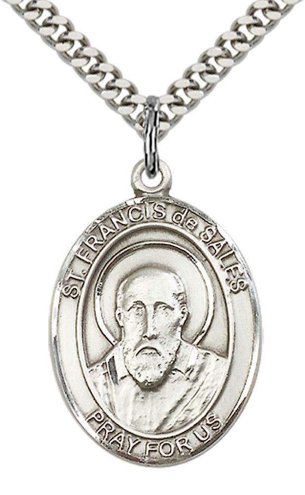 Sterling Silver St. Francis de Sales Pendant
