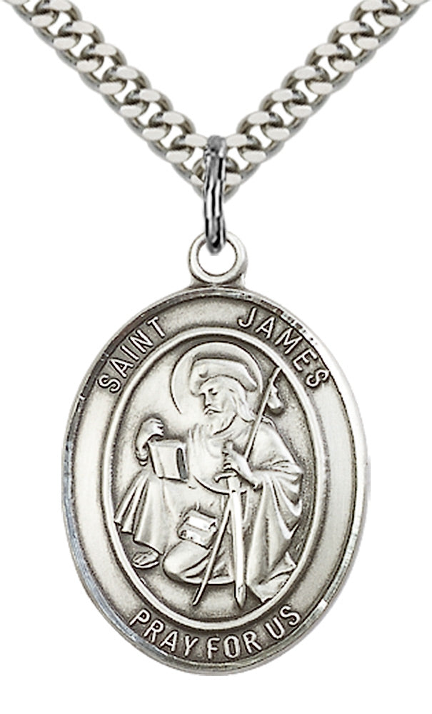 Sterling Silver St. James the Greater Pendant