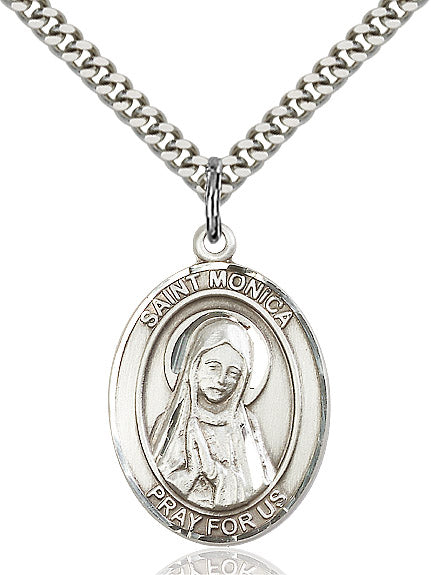 Sterling Silver St. Monica Pendant
