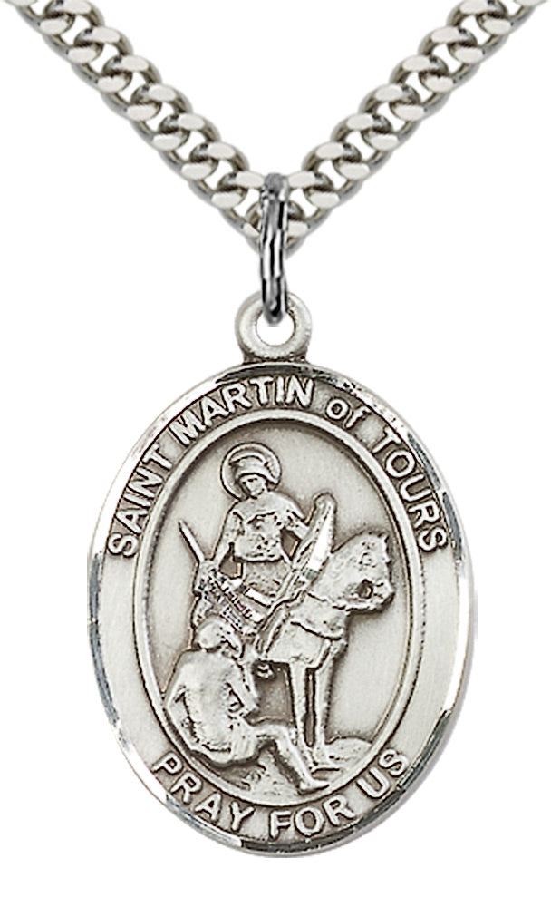 Sterling Silver St. Martin of Tours Pendant