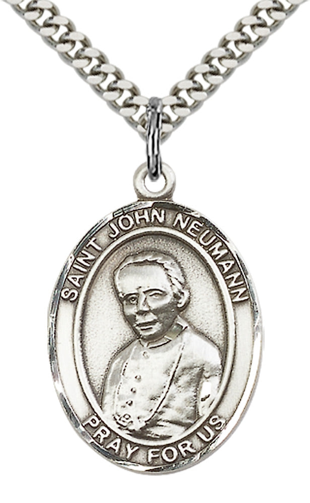 Sterling Silver St. John Neumann Pendant