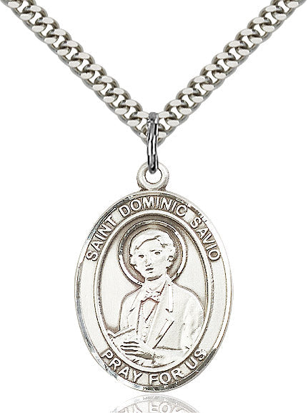 Sterling Silver St. Dominic Savio Pendant