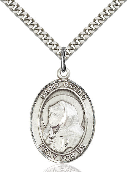 Sterling Silver St. Bruno Pendant
