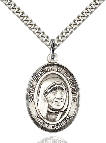 Sterling Silver Blessed Teresa of Calcutta Pendant