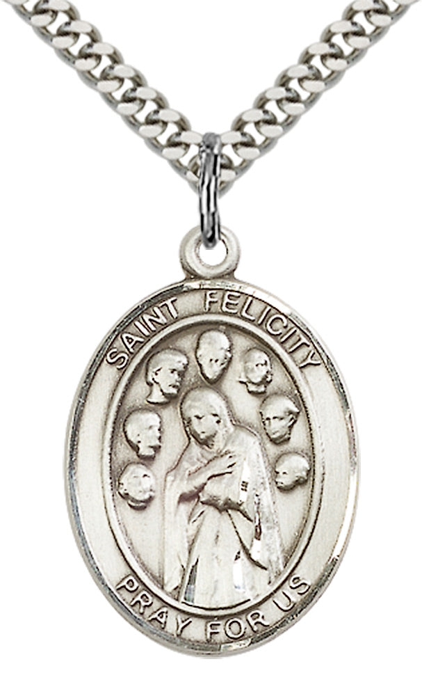 Sterling Silver St. Felicity Pendant