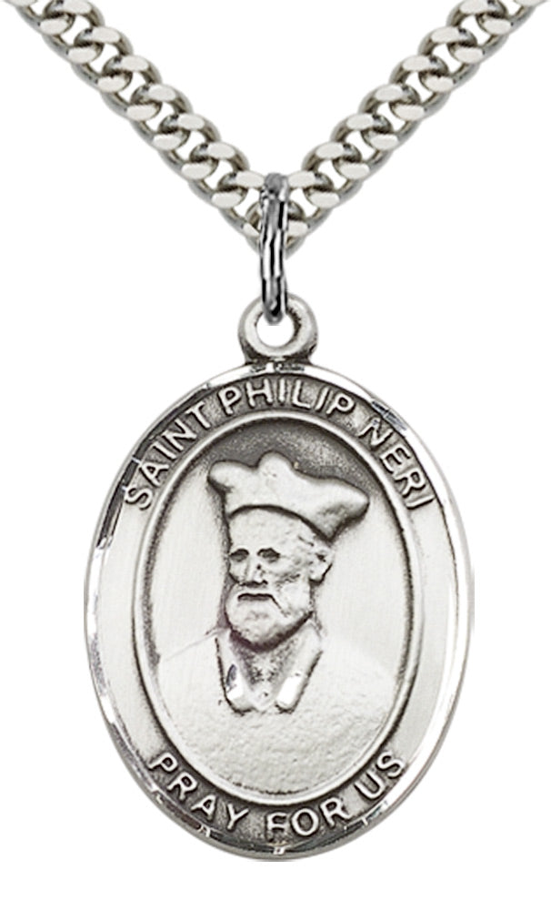 Sterling Silver St. Philip Neri Pendant