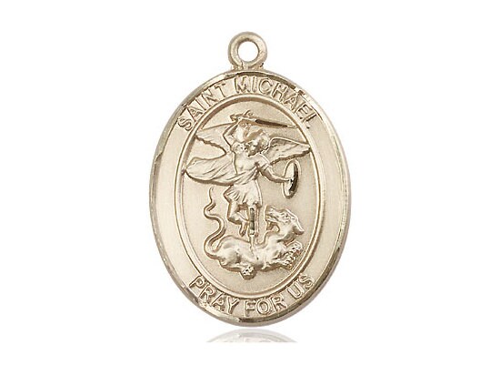 St. Michael the Archangel Medal Gold Filled Pendant