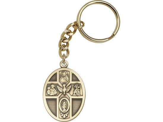 5-Way Holy Spirit Keychain