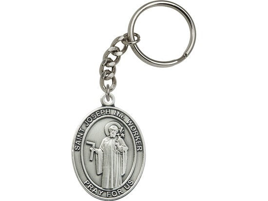 Saint Joseph the Worker Keychain