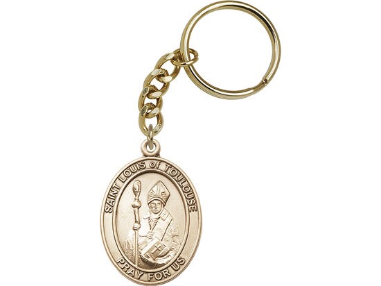 St. Louis Keychain Gold Finish
