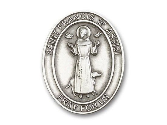 St. Francis of Assisi Visor Clip