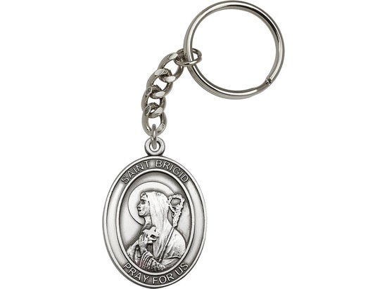 Saint Brigid of Ireland Keychain