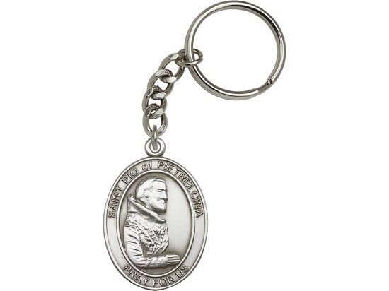 Saint Pio of Pietrelcina Keychain