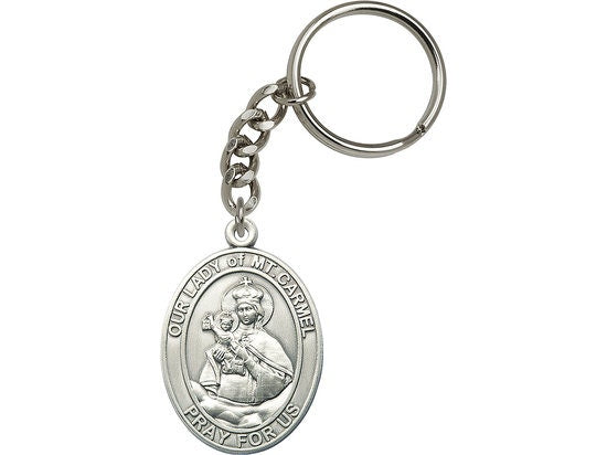 Our Lady of Mount Carmel Scapular Keychain
