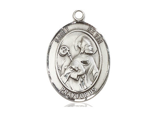 St Kevin Medal Sterling Silver