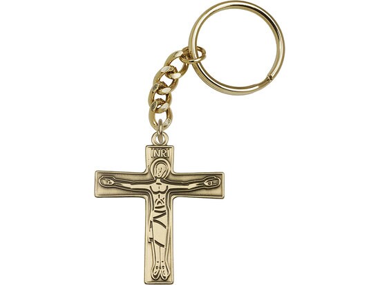 Cursillo Keychain Gold Finish
