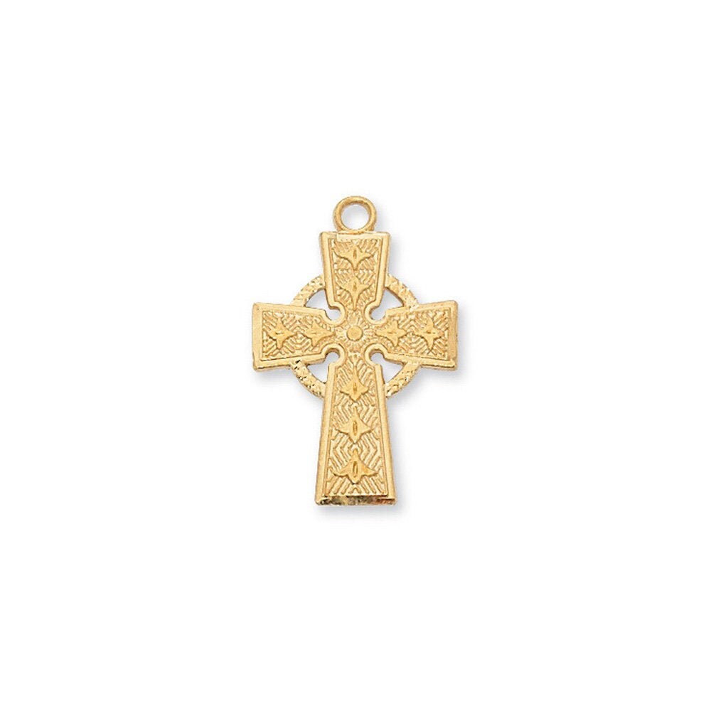 Celtic Cross Necklace Sterling Silver