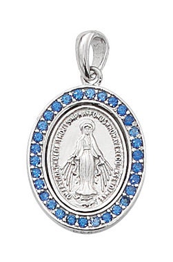Religious Pendant Necklace Sterling Silver