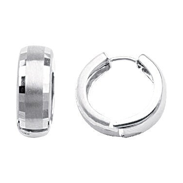 Sterling Silver Huggie Earrings