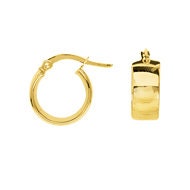 Yellow Gold Huggie Earrings