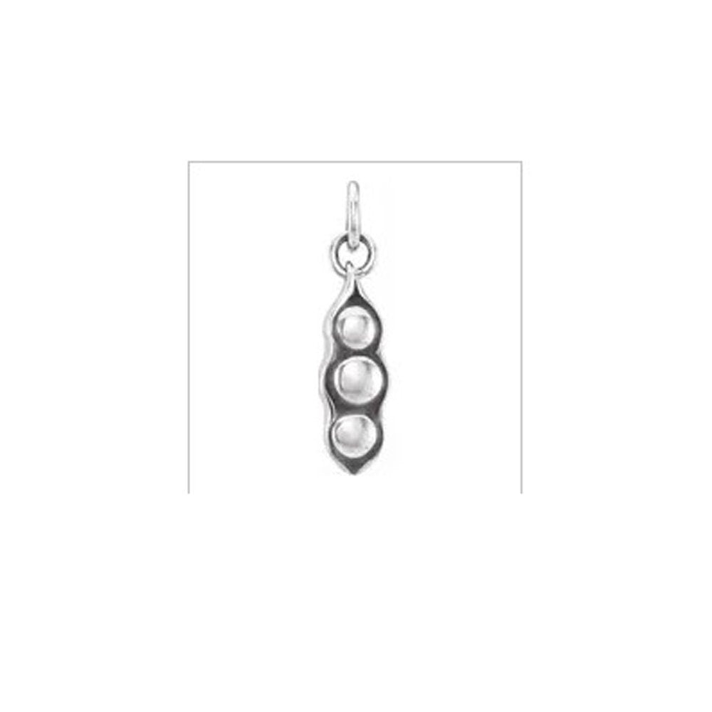 Sterling Silver Three Peas In A Pod Charm