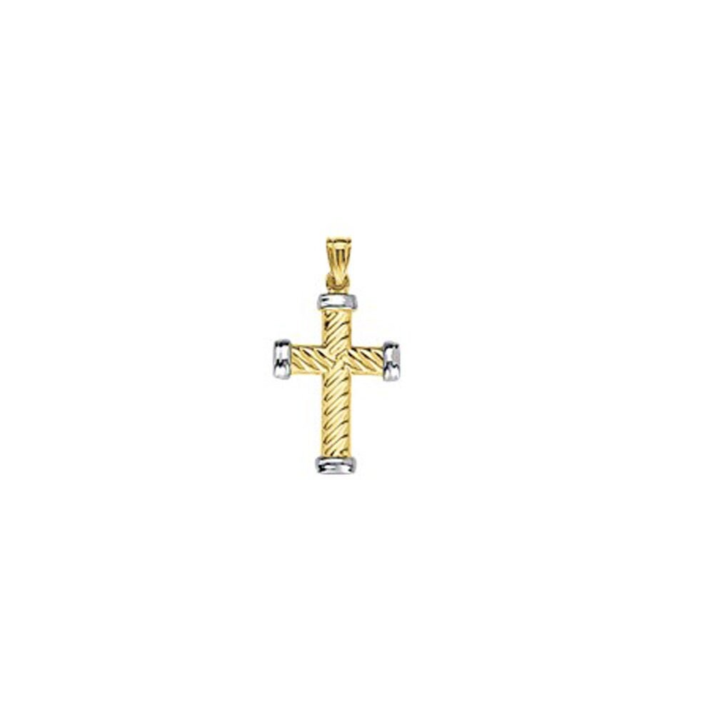 Cross Yellow gold Rope design Cross