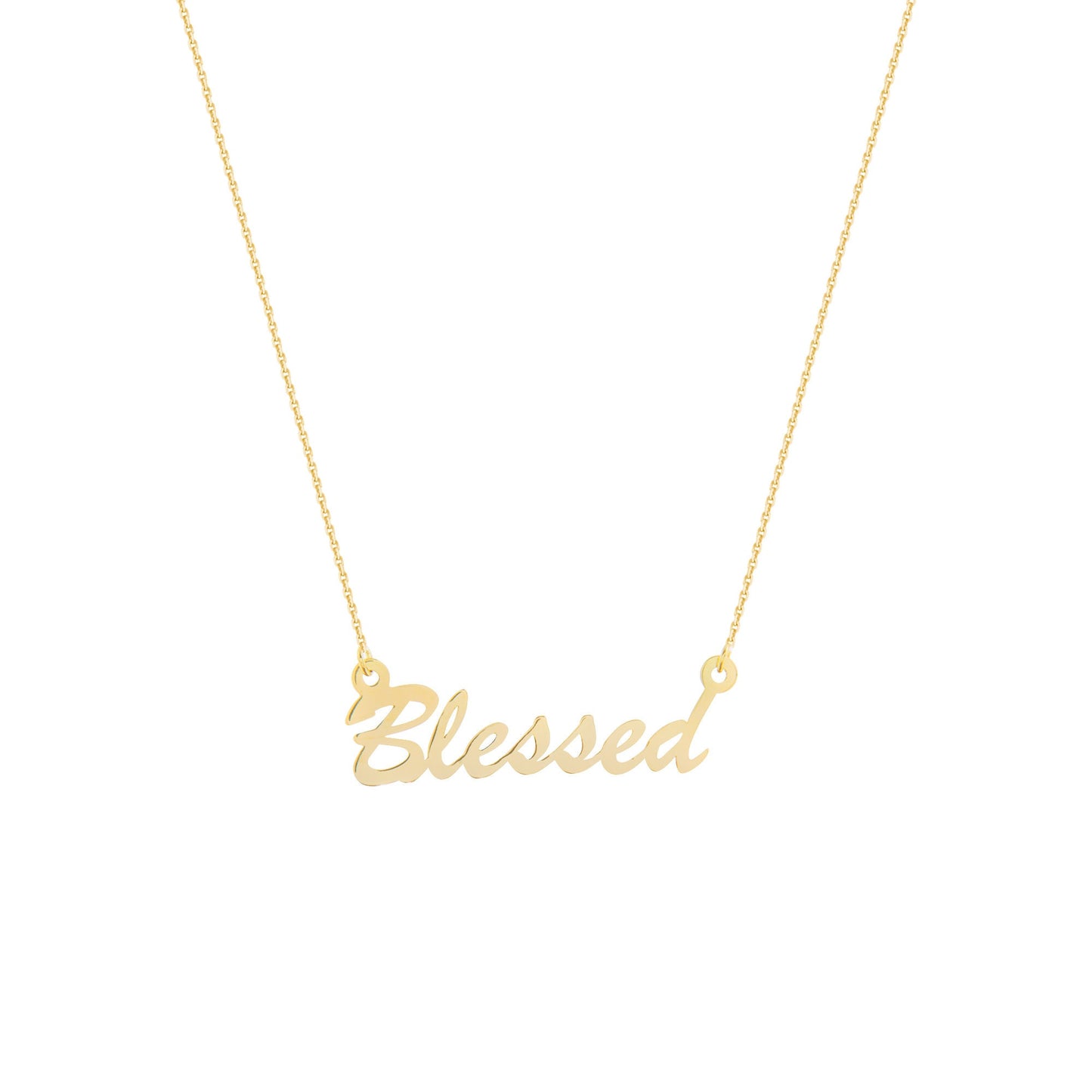 Yellow Gold Blessed Necklace