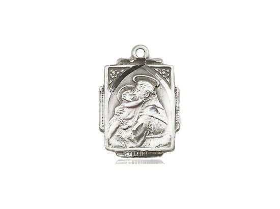 St Anthony Sterling Silver Pendant (NO CHAIN)