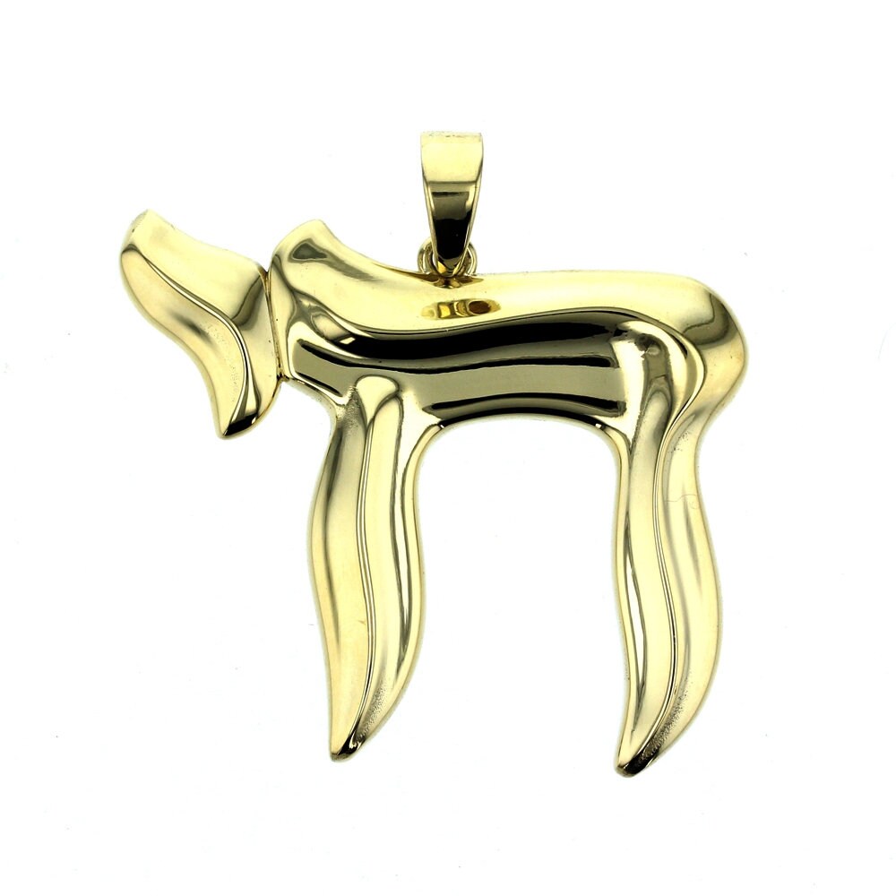 Chai , Gold Chai Pendant