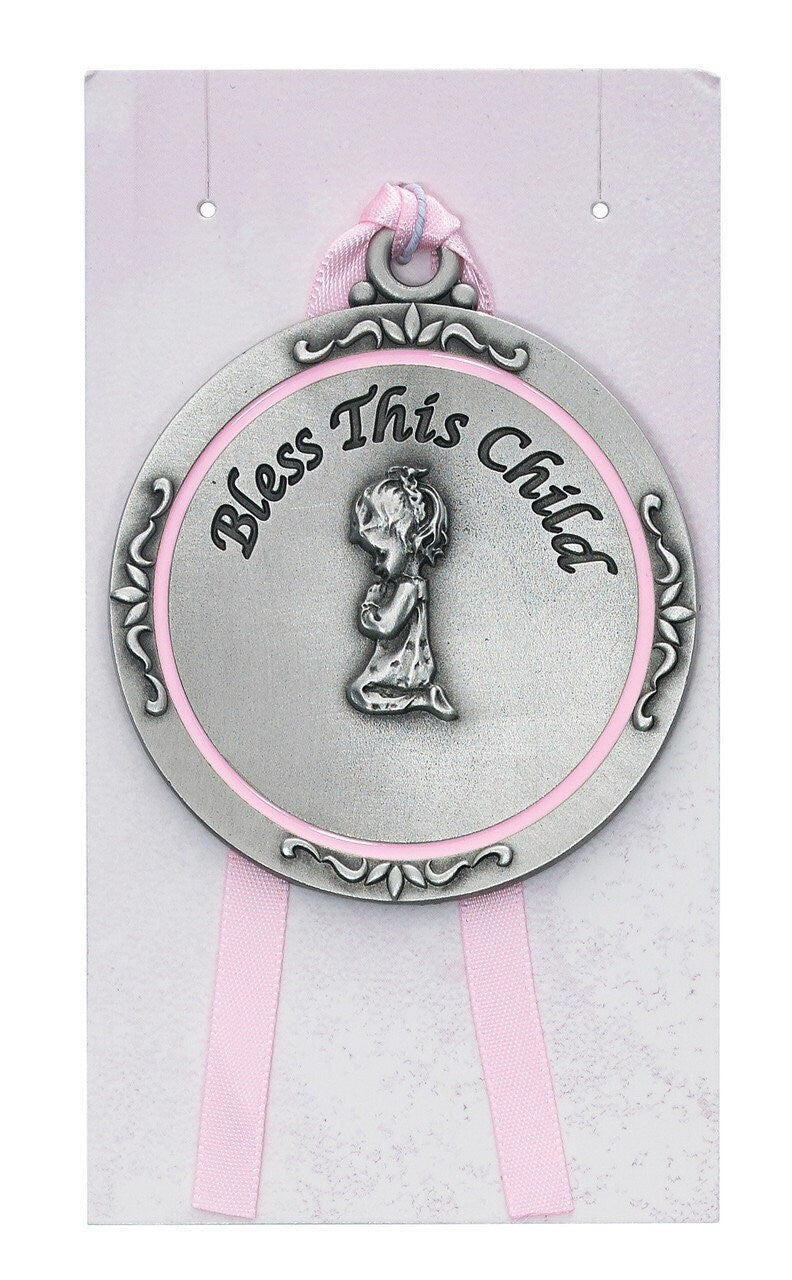 GIRL CRIB MEDAL