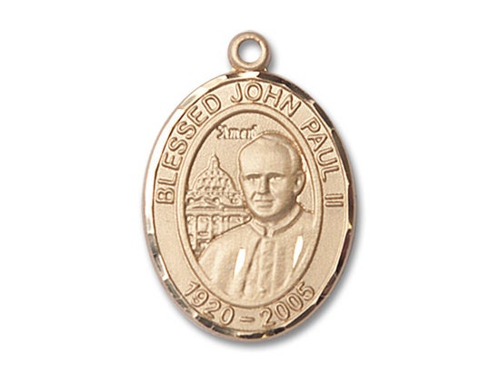 St John Paul II Gold Filled Pendant Only