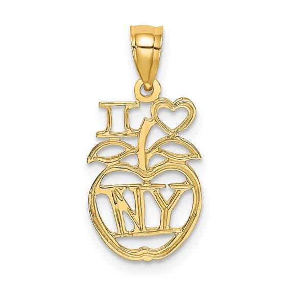 I HEART NY Apple Charm