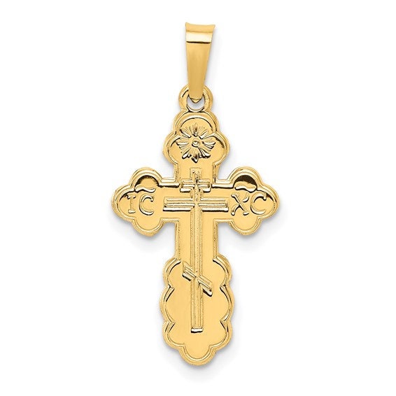 Eastern Orthodox Cross Charm