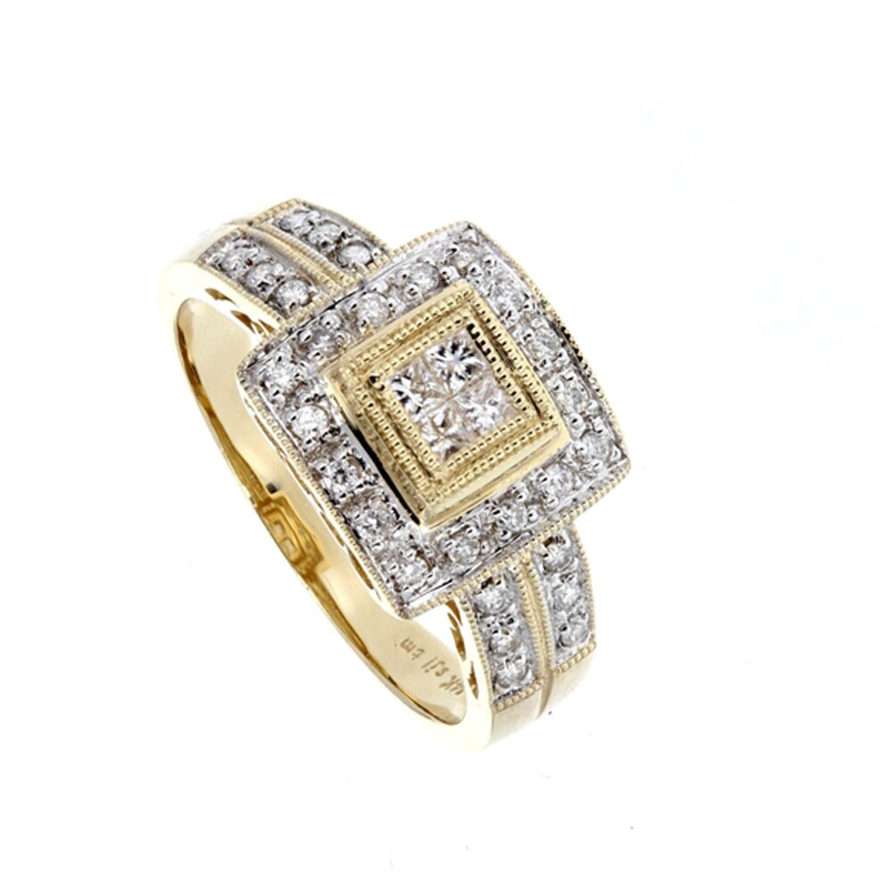 Yellow gold Diamond Ring