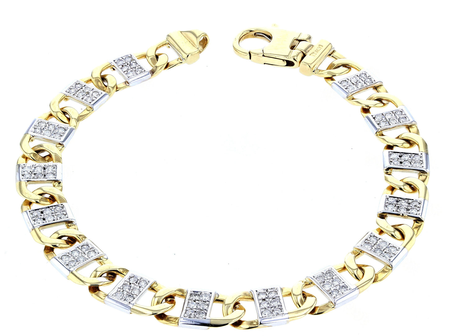 Men's Two Tone Gold bracelet