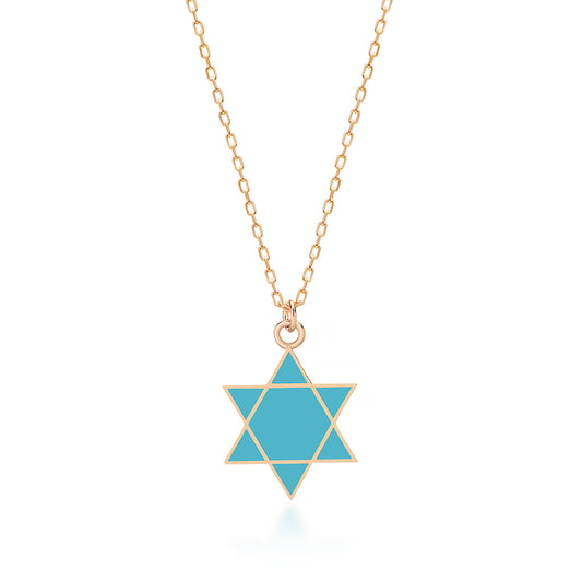Star Of David Sterling silver Necklace