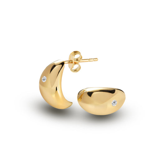 Cubic Zircon earring in Sterling silver