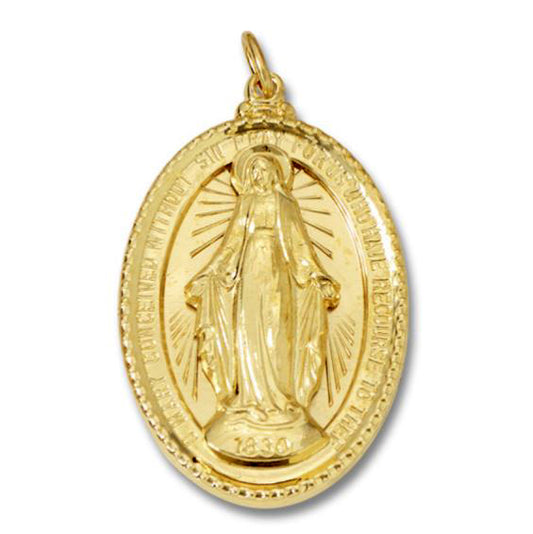 S22- Oval Religious Medal