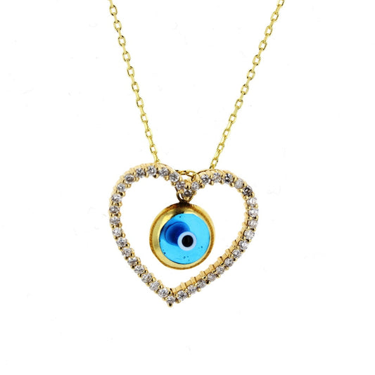Diamond Open Heart Pendant