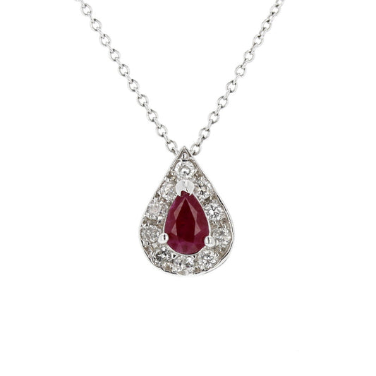 Diamond & Ruby Pendant