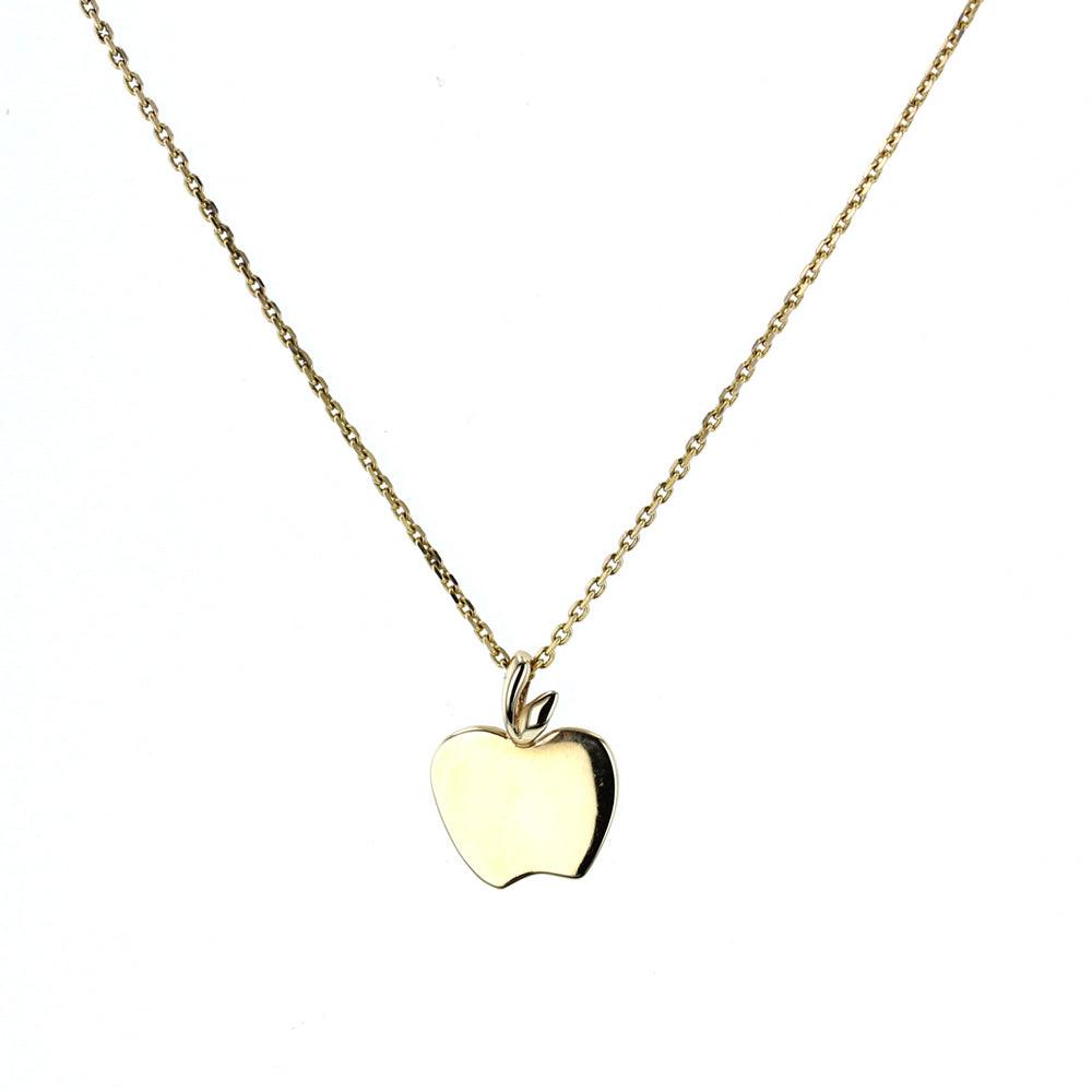 Yellow Gold Apple Pendant