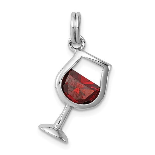 Wine Glass Charm