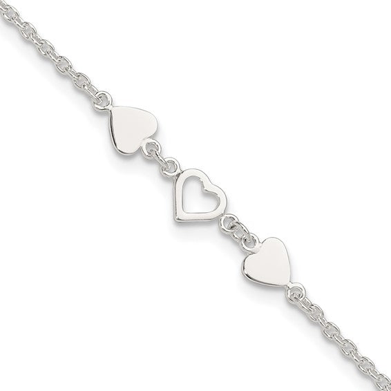 Heart Link Anklet
