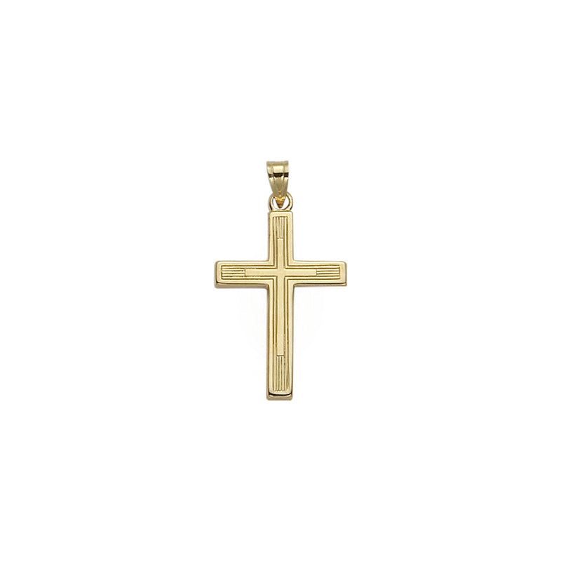 Gold Lined Inner Cross Pendant