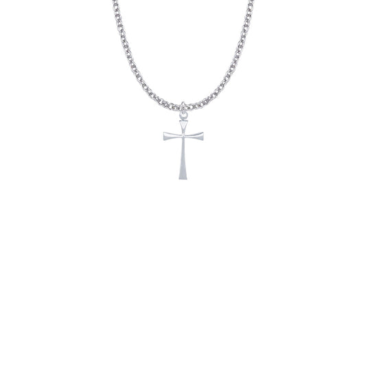 Sterling Silver Maltese Cross Necklace