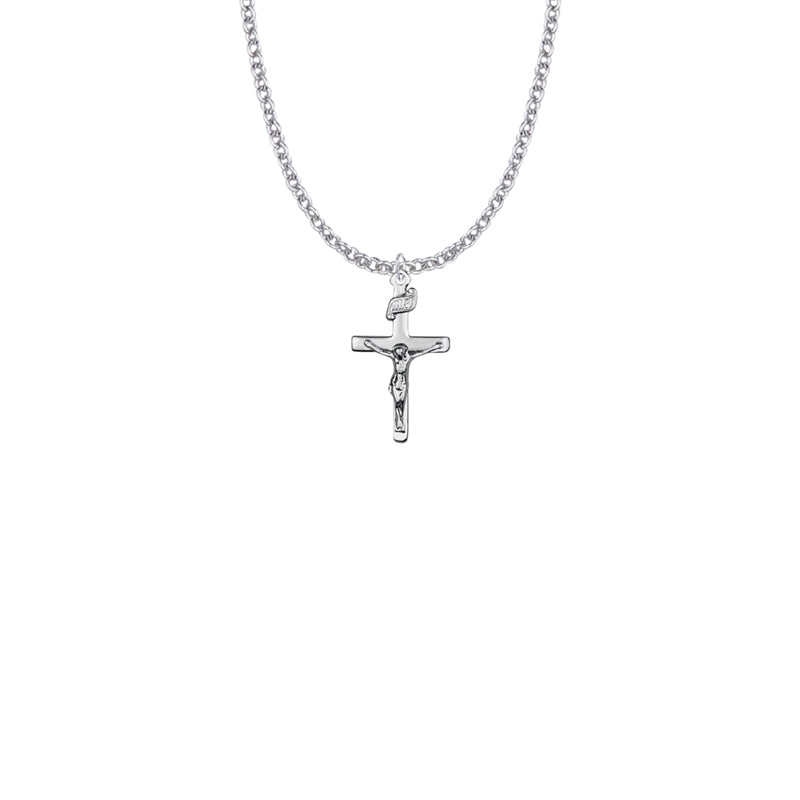 Sterling Silver Ladies Crucifix
