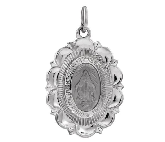 Oval Religious Medal