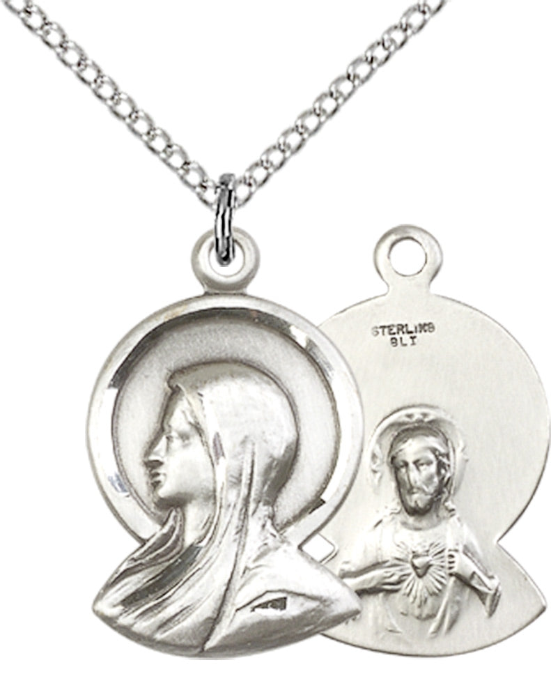 Sterling Silver Madonna Pendant