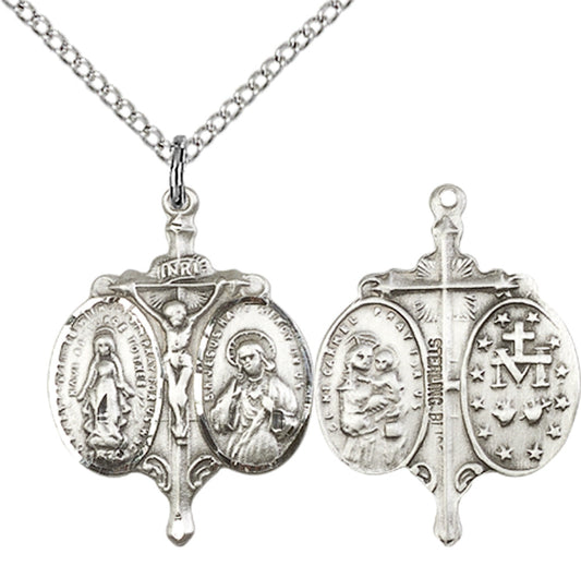 Sterling Silver Novena Pendant